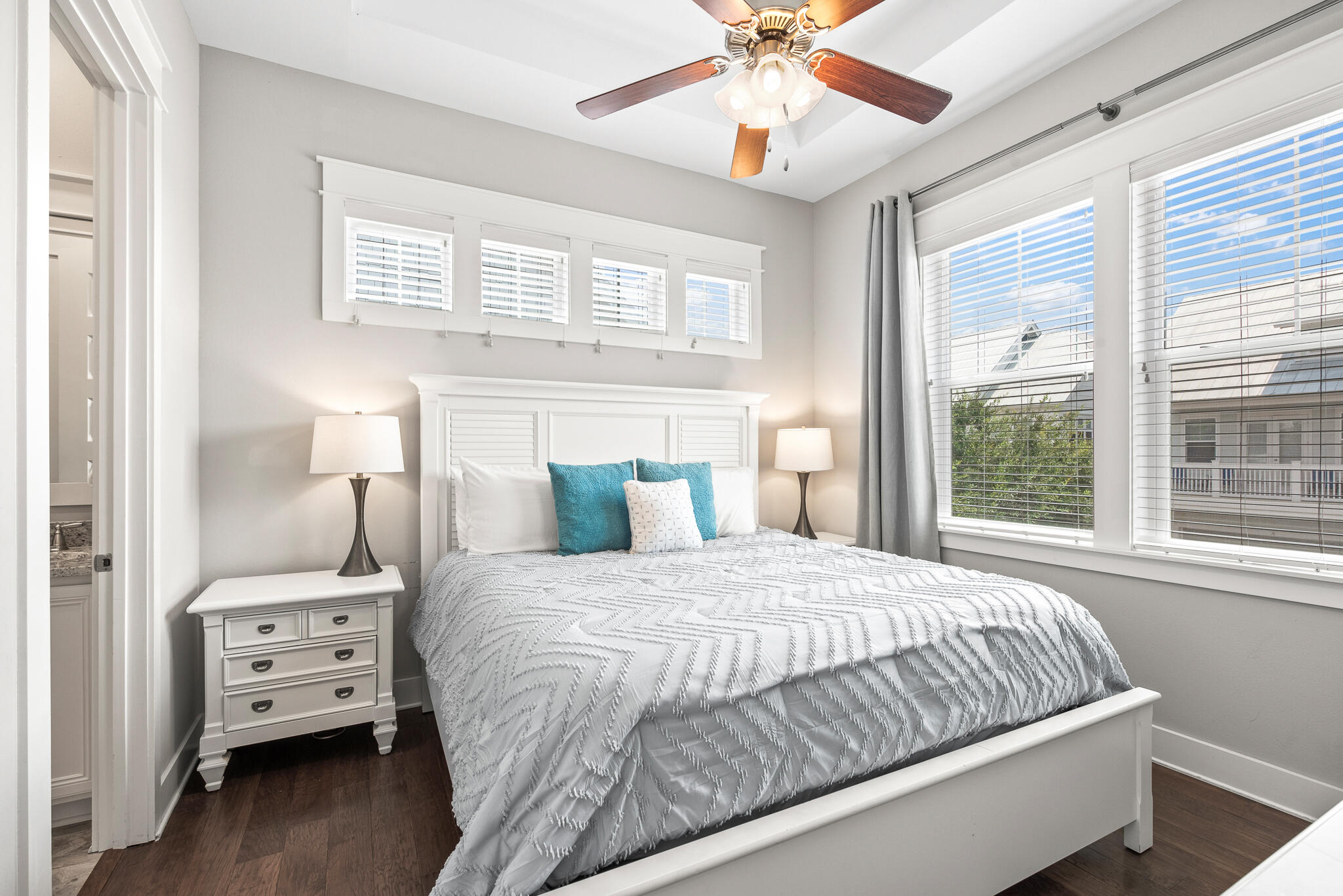 Welcome to this stunning 2-bedroom, 2-bathroom waterfront home at 26 Milestone Dr Inlet Beach, Unit C, Inlet Beach, FL. Boasting 1182 square feet of smartly designed living space, this fully furnished residence is a true gem.Upon entering, you'll be greeted by a meticulously maintained interior that shows immaculately. The living spaces are adorned with specially installed CGA IPachie thermostat and 4-door sensors with advanced occupancy detection system for energy savings. The owner's upgrades also include built-in closets and shelving in the garage and master closet, adding a touch of functionality and style to the home.The kitchen comes fully equipped with modern appliances, complemented by a private outdoor space where you can savor your morning coffee or evening cocktails. The unit also includes a washer/dryer for added convenience.
Residents of this community enjoy access to a range of amenities, including a garage, air conditioning, a gym, a pool, and common outdoor spaces. Plus, being pet-friendly, this home welcomes your furry companions.
With strong rental income for 2023 of over $63,000, this property presents an excellent investment opportunity. Additionally, 2024 rental revenue was over $70,000.
Don't miss out on the chance to own this remarkable home, complete with a golf cart, and start enjoying the coveted lifestyle in Prominence.