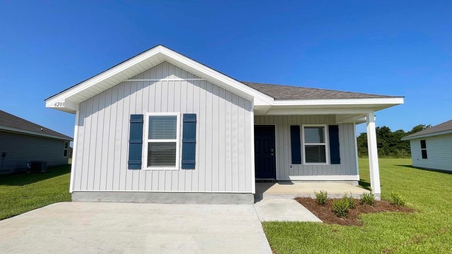 ALMOST COMPLETE & READY FOR MOVE IN! The charming Rivers Cove community offers residents use of it's gorgeous Community Pool, Community Room and Play ground.  The new Allanton plan is a cozy cottage style home with no wasted space, a desirable open design for relaxed living. Easy care beautiful wood look flooring, delightful kitchen with stainless appliances, quiet dishwasher, smooth top range, built in microwave and pantry. Also included is Fabric hurricane door/window protection and a Smart Home 'Connect' system with several convenient Smart Home Devices.  MUST SEE.