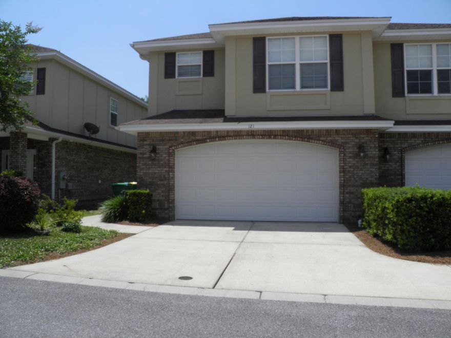 Available soon! Large 3BR and Office/4th BR and 2.5 baths.  TWO car garage.   Convenient WASHER AND DRYER are included, and YARD MAINTENANCE is taken care of for you.   With over 1950 sq. ft. of living space, you'll enjoy modern amenities like granite countertops, stainless steel appliances, and beautiful hardwood/tile floors on the first floor.Enjoy your private deck overlooking Turkey Creek park which is a 5 minute stroll from the home.  Located in the highly sought-after Niceville school district, you're close to shopping, dining, and just a short drive to the stunning Destin beaches. Commuting to Duke Field, Eglin AFB & Hurburt is a breeze. No smoking, no vaping & no animals.  Final rent and security deposit subject to review and results of application/background check.