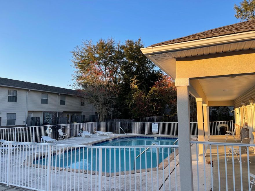 Great Rental Investment Opportunity or Starter Home! This 2 Bd / 1.5 Ba home offers LVP in living, kitchen and bedrooms. There is also a half bath on the first floor. Both bedrooms are on the second floor with large closets & baths. Shay Lin offers a community pool, community room & is close to shopping, bases & schools.