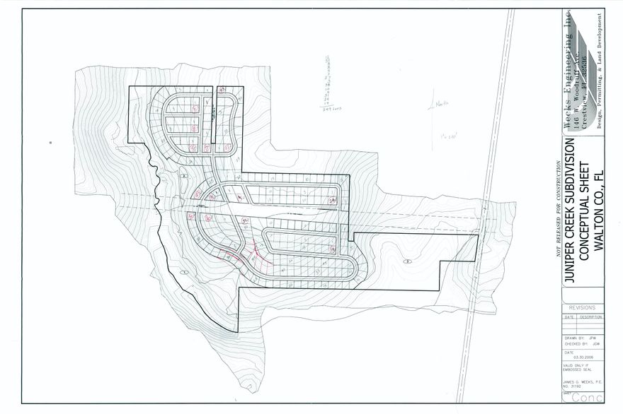 LOCATION! Defuniak Springs is located on the Florida Panhandle, halfway between Tallahassee and Pensacola. US 331 was widened to 4 lanes, which has enhanced economic growth and provided improved accessibility for commercial traffic. The subject property offers a great opportunity for a developer/investor to purchase 117 +/- acres of City Zoned R-1 land, ideally located just north of the local high school and has direct road frontage on State Highway 83. The beautiful parcel has multiple access points including State Rd 83, Windham Way, and Church Street! Engineering sketch for 249 lots. The survey is attached!
