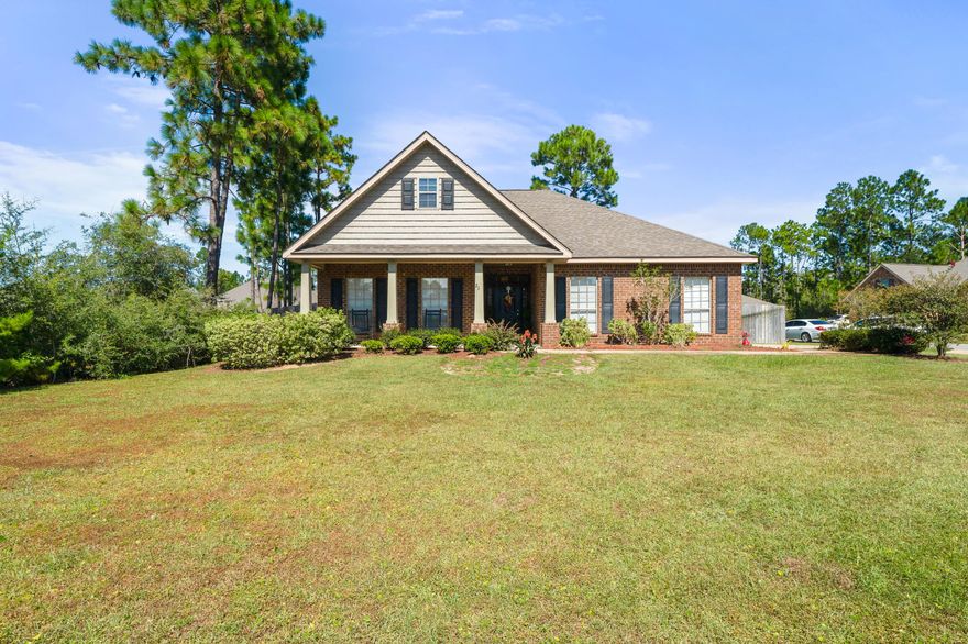 Welcome to this charming all brick home in the lovely neighborhood of Peach Creek. This home features 3 bedrooms with an open-concept kitchen and living. The kitchen has granite counters, breakfast bar, 5 burner double oven, bosch dishwasher, and large pantry. Huge master bedroom with walk-in closet and en suite bathroom with double vanity, large garden tub, and walk-in shower. Enjoy your morning coffee on the screened in back porch! Peach Creek subdivision is one of the most ideal locations in the growing South Walton Beach area to be living. With all the new stores, shops and restaurants being established in Inlet Beach and 30A you are closer than ever to area hotspots. The Emerald Coast Middle School and Bay Elementary are less than a few minutes drive. Seaside and Grayton Beach are only about 10 minutes and Panama City Beach and Pier Park are about 20 minutes away.