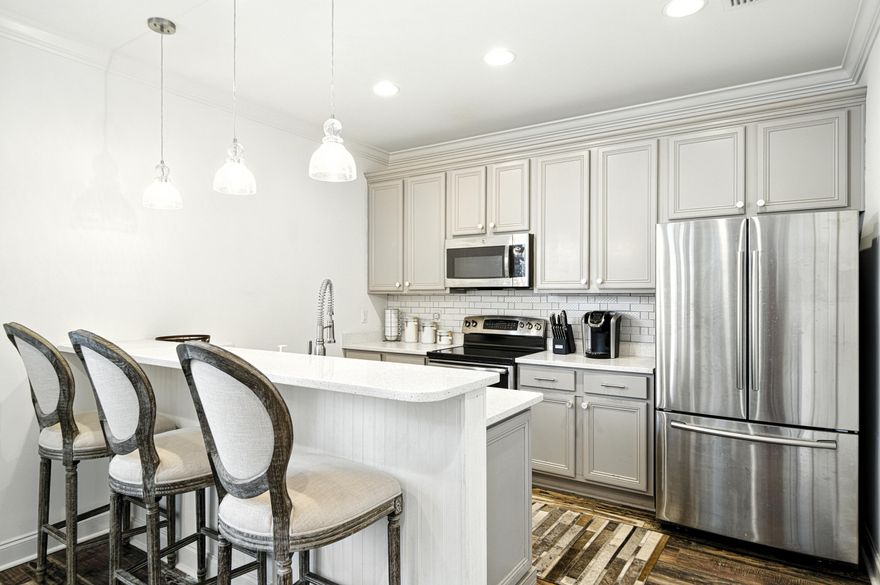 Amazing opportunity to purchase this 3 bedroom, 2.5 bath with 2nd floor bonus room in the sought after Church Street Village Neighborhood-a premier Huff Homes community known for it's friendly atmosphere, ideal location, and exceptional amenities. Just a short drive to 30A beaches, shopping, schools, restaurants, and golf. As a resident,  you will enjoy resort-style amenities including a community pool, fitness room, dog park, playground, and clubhouse. There are no short-term rentals, ensuring a quiet and neighborly environment. Best of all, landscaping is included with HOA fees! This well-designed home has a spacious living and dining area that flows seamlessly into a modern kitchen with quartz countertops, stainless-steel appliances, beautiful cabinetry, and pantry-perfect for entertaining and everyday living. The main-level master bedroom offers a private retreat with an en suite bathroom featuring a walk-in shower and generous closet space. Upstairs you will find a versatile bonus room, two additional guest bedrooms, and a full guest bathroom-ideal for family, visitors, or a home office. 

Additional highlights include a dedicated laundry room, one-car garage, irrigation, and a fenced backyard.

Don't miss this opportunity to own a beautiful home in one of the area's most desirable neighborhoods. Schedule a showing today!