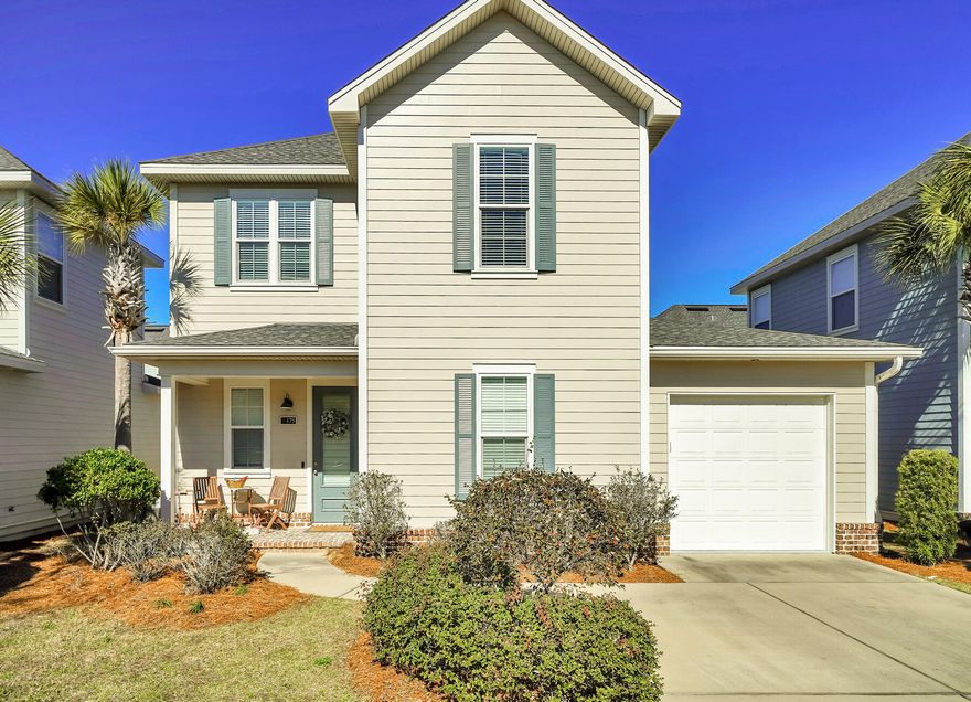 Amazing opportunity to purchase this 3 bedroom, 2.5 bath with 2nd floor bonus room in the sought after Church Street Village Neighborhood-a premier Huff Homes community known for it's friendly atmosphere, ideal location, and exceptional amenities. Just a short drive to 30A beaches, shopping, schools, restaurants, and golf. As a resident,  you will enjoy resort-style amenities including a community pool, fitness room, dog park, playground, and clubhouse. There are no short-term rentals, ensuring a quiet and neighborly environment. Best of all, landscaping is included with HOA fees! This well-designed home has a spacious living and dining area that flows seamlessly into a modern kitchen with quartz countertops, stainless-steel appliances, beautiful cabinetry, and pantry-perfect for entertaining and everyday living. The main-level master bedroom offers a private retreat with an en suite bathroom featuring a walk-in shower and generous closet space. Upstairs you will find a versatile bonus room, two additional guest bedrooms, and a full guest bathroom-ideal for family, visitors, or a home office. 

Additional highlights include a dedicated laundry room, one-car garage, irrigation, and a fenced backyard.

Don't miss this opportunity to own a beautiful home in one of the area's most desirable neighborhoods. Schedule a showing today!
