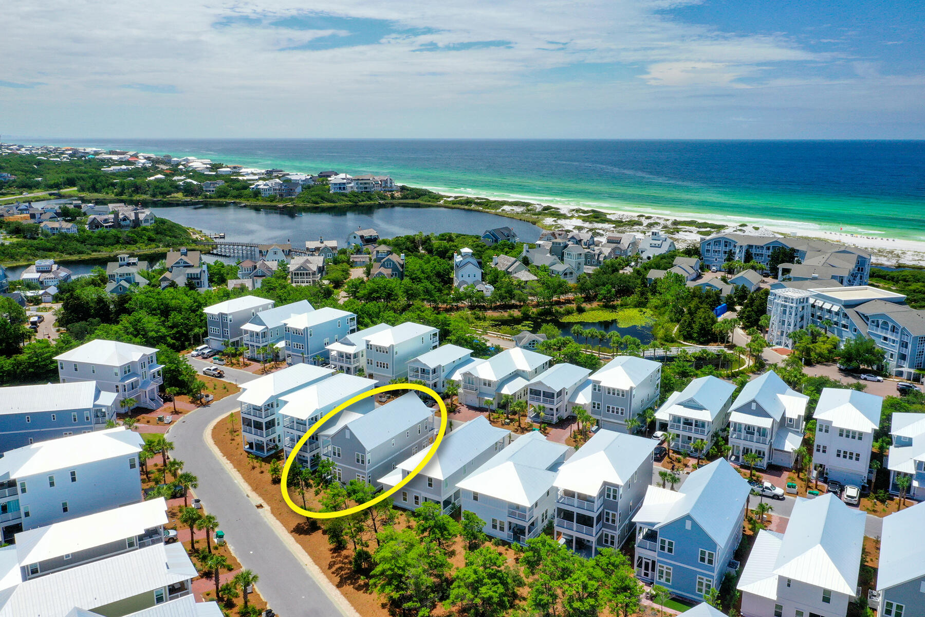 TURN-KEY, FULLY FURNISHED & ACCESSORIZED, including the GOLF CART! Prominence South is one of Scenic 30A's most celebrated mixed-use districts that offer exciting amenities and commercial conveniences, including The Hub, which is within walking distance from the subject residence, 50 Siasconset Lane, located in a peaceful and quiet setting in the southern-most portion of the Prominence community along South Walton's coveted 18+ mile scenic expanse and ecological treasure trove of 30A, a famed corridor interconnecting quaint beach towns and villages via multi-use path, as well as nature trails through state forests. This exceptional residence, designed and constructed as The Laguna Plan, contains a highly desirable, smart floor plan with an abundance of special features.