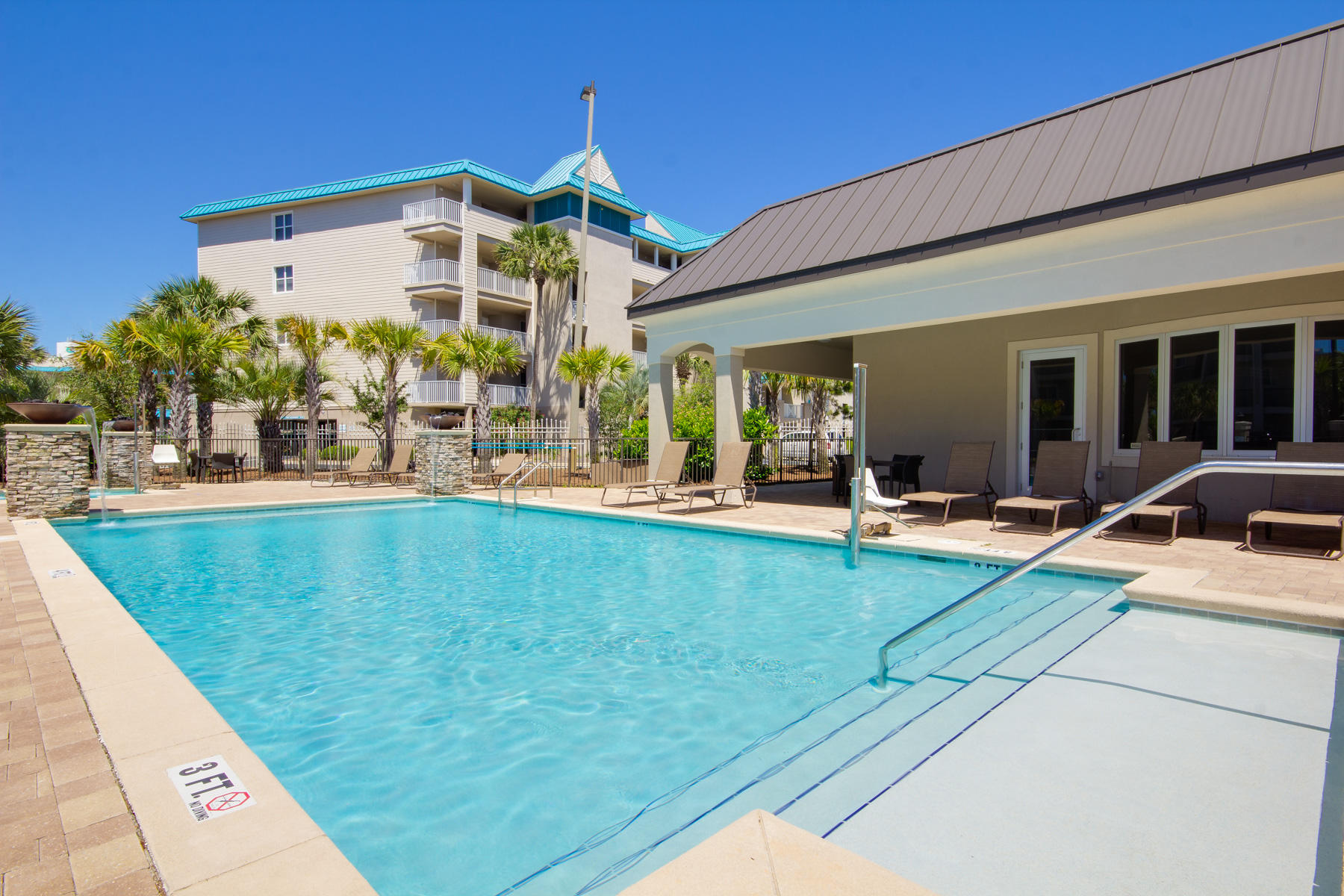 LAST 2-BEDROOM UNIT. Head to the beach via one of two beach accesses, or hop in your golf cart for a short ride to shopping, dining and entertainment on Scenic 98 (a.k.a. Old 98).Wood floors throughout with tile in baths; 10-foot ceilings; crown moulding in living area; granite countertops in kitchen & baths; stainless steel appliances; washer and dryer. An on-site check-in office adds to Alerio's value and security as a vacation rental. Alerio is fenced and gated, with a heated pool, hot tub, splash pad for kids and outdoor grilling area. Don't miss this unique opportunity to own a vacation rental condo at low developer prices! Please confirm all information provided.