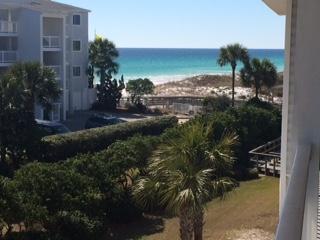 Time to ''Seas'' the opportunity for the chance to own a three-bedroom condo on the south side of 30A for an amazing price! Did I mention it has Gulf views? And isn't that what you want when you come to the beach -- the opportunity to sit on the balcony, listen to the ocean, and watch the waves? Now you can have all that plus more and not have to sacrifice precious bedrooms. There's plenty of room for family and friends in this spacious updated unit. (Did I mention it has Gulf views?) There are so many amenities at Beachside Villas including shuffleboard, two pools, tennis, even a clubhouse as well. You simply walk out to the door and in minutes you have toes in the sand! Tile floors, split bedroom plan, oversized balcony - many things to make your home at the beach truly a home.