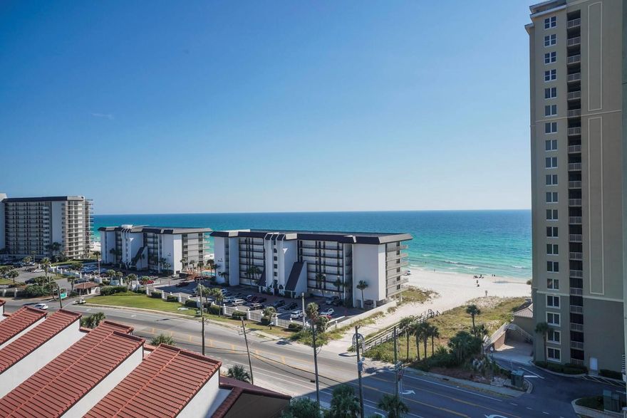 BACK ON THE MARKET!
Desired Grand Panama Beach Luxury Resort. One of the finest in all of Panama City Beach. This large 1458 Sq. ft. 3bed 3bath with bunks is fully furnished and rental ready. Wood and tile floors throughout. Nicely Furnished with designer furniture. Many upgrades, granite counter tops through out, Stainless appliances, Crown molding throughout. Double sink vanities. Oversized Garden tub with separate shower. Amenities galore, two pools with hot tubs. Tiki Bars for food and beverages. Large Fitness room. Business Center, Event Center, Coming soon onsite convenience store , with beer , wine , snack foods and sundries.