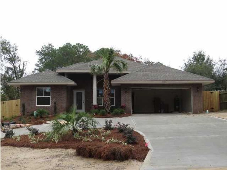 This is a beautifully designed home with a screened in porch, privacy fence, over sized garage, gutters, and many modern upgrades inside. The master bathroom is extra large. The refrigerator is industrial sized. There is plenty of storage throughout. This home is a delight with large windows for the sun to shine inside. Tucked away on a cul-de-sac with an empty lot behind to enjoy the privacy. Close to both bases, shopping, and the beach. This home will take your breath away.