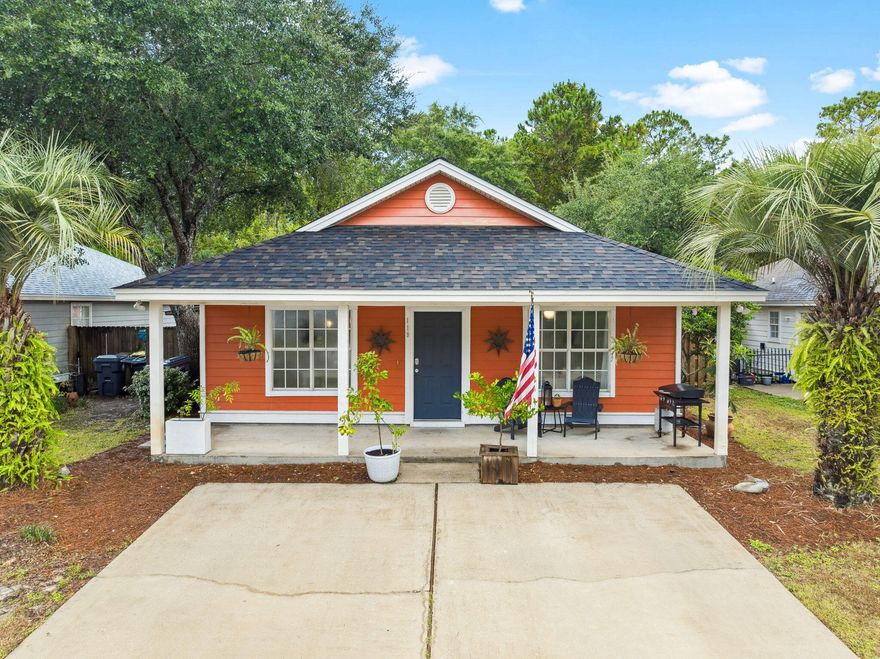 Charming single-story home in the heart of Santa Rosa Beach! This cute cottage in Old Town Santa Rosa offers 3 spacious bedrooms, 2 bathrooms and a versatile Florida Room, perfect for a home office, art studio, play area, or whatever your lifestyle demands.Step inside to an open and inviting layout, with the living area to the right and the dining area and kitchen to the left. The kitchen features stainless steel appliances, a large island, a stainless farmhouse sink, abundant cabinetry, and a full pantry. Ideal for entertaining or everyday family life.Outside, enjoy privacy in the fully fenced back and side yards, with an additional easement behind the property for extra seclusion. Continued... Charming single-story home in the heart of Santa Rosa Beach! This cute cottage in Old Town Santa Rosa offers 3 spacious bedrooms, 2 bathrooms and a versatile Florida Room, perfect for a home office, art studio, play area, or whatever your lifestyle demands. Step inside to an open and inviting layout, with the living area to the right and the dining area and kitchen to the left. The kitchen features stainless steel appliances, a large island, a stainless farmhouse sink, abundant cabinetry, and a full pantry. Ideal for entertaining or everyday family life. Outside, enjoy privacy in the fully fenced back and side yards, with an additional easement behind the property for extra seclusion. A separate fenced area on the side is perfect for storing trailers, lawn equipment, or toys out of sight.
Just around the corner, take advantage of Cessna Landing; your gateway to the water for boating, paddleboarding, kayaking, or simply enjoying the new playground and picnic areas. Conveniently located near some of the areas favorite local restaurants, two playgrounds, Walton County's refreshed dog park, and so much more. This home combines the charm of beach living with easy access to everything Santa Rosa Beach has to offer.
