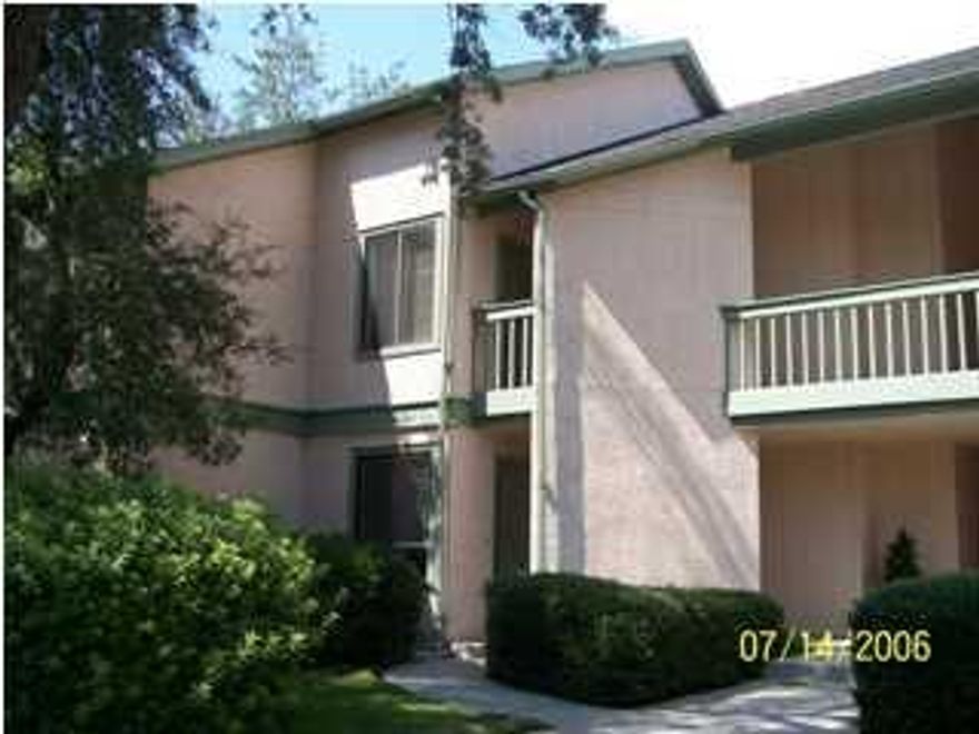 COMPLETELY FURNISHED, just bring clothes and groceries. Near Range Road and the EOD School. Very nice end unit on second floor. Two bedrooms (each with a full bath) on opposite sides of the unit. Open living/dining area. Natural setting with beautiful trees, lots of windows. Screen porch off living area and master bedroom. Small balcony off dining area and second bedroom. Washer and dryer in unit. Water and trash included in rent. ***NON SMOKING UNIT***NO PETS***