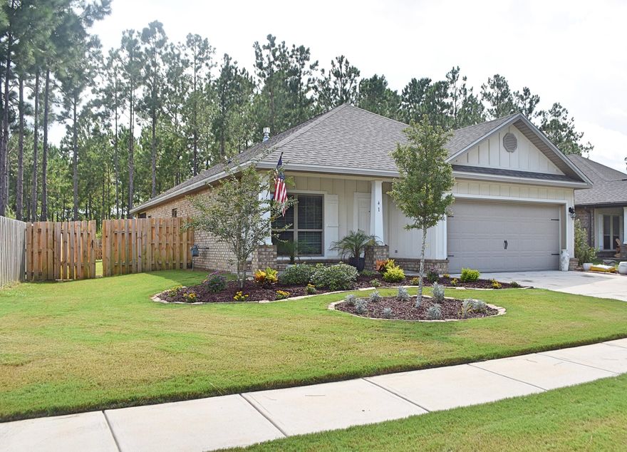Don't miss out on this incredible home located on a large wooded lot in Passages of Hammock Bay.This beautifully maintained 3-bedroom, 2-bath home with a versatile flex space offers numerous upgrades throughout. Inside you'll find beautiful cabinetry, granite countertops, and tile plank flooring extending through the entire home. The master bedroom features a professionally designed custom closet with beautiful built-ins and a fully tiled walk-in shower.Enjoy the warmth of the gas fireplace, cook with ease on the gas cooktop, and relax on your screened-in back porch overlooking the peaceful preserve. The property sits on a quiet dead-end street as the first home on the left, with no neighboring homes in front or behind--ensuring privacy and serene views year-round. Living in Hammock Bay means access to an abundance of amenities, including multiple community pools, walking trails, pickleball courts, dog parks, and a state-of-the-art fitness center. The neighborhood also features a general store, pub, and the newly built middle school.
Your HOA dues include basic TV cable, access to all pools, the 24-hour gym, clubhouse, tennis, basketball, and pickleball courts, playgrounds, and the Bay Club with a fishing pier.
Come experience all that Hammock Bay living has to offer!