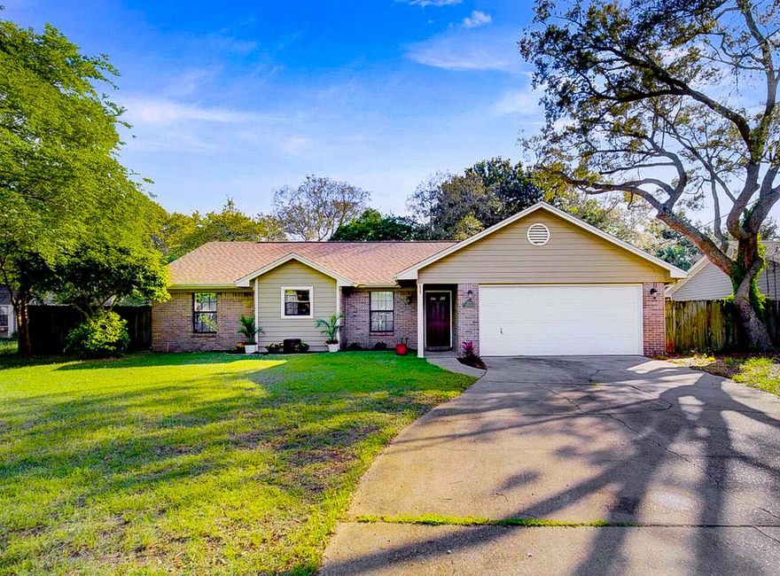 VA loan assumption is available at a 2.625% interest rate for VA eligible buyers*  An exceptional home that offers everything in a great location, close to everything that sought after old Destin has to offer - shopping, dining, excellent schools, parks, Crab Island, Destin Harbor, the Pass, Bay, white sand beaches. Take advantage of a $1500 lender credit with using a preferred lender.With no HOA, you can enjoy the freedom of homeownership. Roof replaced in 2020, HVAC replaced in 2021, tankless water heater. Inside, you'll find a gas range and a wine fridge for those who appreciate culinary delights. The vaulted ceilings in the main living area create an airy feel, while the open floor plan floods the space with natural light, highlighted by a cozy wood-burning fireplace.Spacious backyard, adorned with majestic oaks, magnolias, and crape myrtles, perfect for outdoor gatherings
Located less than 1/2 mile from Joe's Bayou boat ramp for water activities. This home offers quick backroad access to Highway 98, making commutes a breeze. 
Pre-listing inspection was done and the repairs were addressed. The seller will share the 4-point and wind mitigation reports per buyer's request.