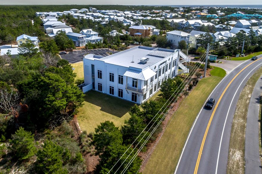 New Executive Office Suites on Scenic 30A Now Offered For Lease! Please view the uploaded floorplan and inquire for further details.