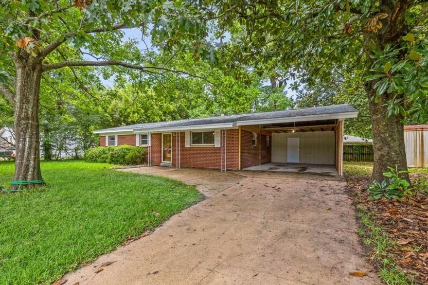 BACK ON MARKET DUE TO NO FAULT OF THE SELLER!  NEW LVP FLOORING INSTALLED TRHOUGHOUT! Fabulous ranch is only minutes from Hurlburt, shopping, restaurants and amenities!  Highlights include granite countertops, stainless-steel appliances, built-in shelving in dining room, ceiling fans, water heater 2022, roof 2020, replacement windows in some rooms, spacious laundry room, extra storage, fully-fenced yard with gate, enclosed carport, cool, shaded yard & covered front porch!  Outdoor shed conveys AS-IS and includes electric mower, string-trimmer and tools!  Seller is moving to a boat and is willing to leave the remaining furnishings and washer/dryer!  Seller is providing an AHS one-year, Shield Essential Home Warranty to buyer at closing-cost is $425!