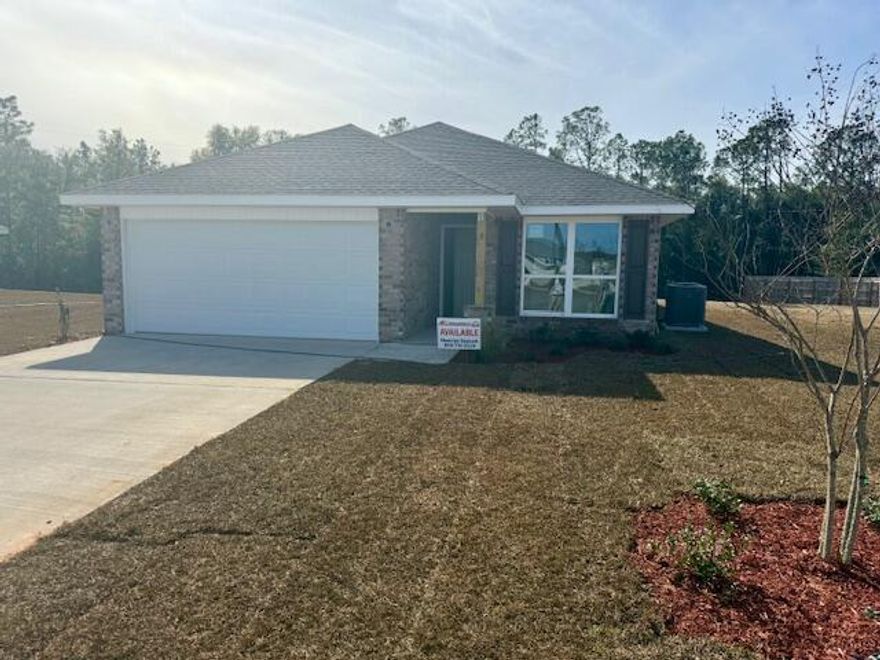 Welcome to the exquisite 1425 floor plan, where comfort and elegance converge seamlessly. Step inside and experience a spacious living area that sets the stage for relaxation and entertainment. Open-concept design connects the living room, dining area, and kitchen, creating an inviting atmosphere for gatherings and everyday living. The kitchen features modern appliances, ample cabinet space, and a convenient breakfast bar, making meal preparation a breeze. The master suite offers a private oasis, complete with a walk-in closet and a luxurious en-suite bathroom. Two additional bedrooms provide versatility, whether you need extra space for family members or a home office. Adams Homes' commitment to quality craftsmanship is evident in every detail.