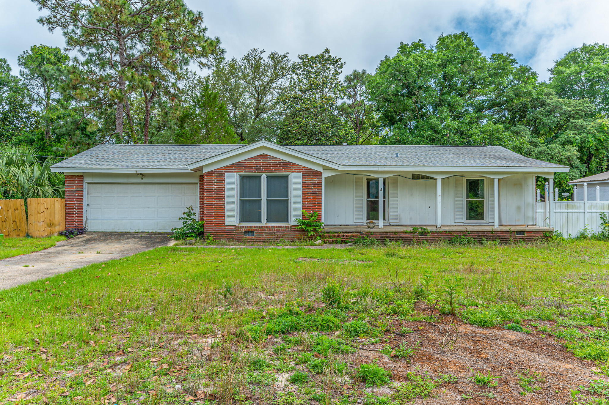 Investment Opportunity!! This home is ready to be flipped and has so much potential. Owned by a local flipper whom has too many projects at this time and figured he would sell this one. If it doesn't sell, he will flip it when he finishes up some of his current homes. This home is in the highly sought after Poquito Bayou neighborhood with parks, schools, water access and a boat launch all nearby. This home is 1360 sq ft in its current state but the owner had plans to make it 1500 sq ft by borrowing and enclosing a rear portion of the garage and making an indoor laundry room(there would still be plenty of room for the garage). The owner is happy to share his plans with anyone interested. The roof was replaced in 2013 and the HVAC was replaced in 2017. The rest of the house needs a complete renovation. The demo was started and currently there is only plywood on only part of the floor so please be careful during showings. CASH OR HARD MONEY LENDERS ONLY. BUYERS MUST SIGN WAIVER BEFORE ENTERING.