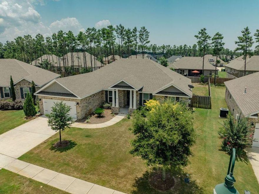 $6k TOWARD CLOSING COSTS! Welcome to your dream home in the highly desirable Sweetwater at Hammock Bay! This four bedroom, three bath home offers the perfect blend of elegance and comfort!  With 2629 SF of living space, just over a quarter acre lot, and only 22 minutes to the sugar sand beaches of 30A, this home has it all. An open floor plan creates a bright and inviting atmosphere and the home enjoys many features including quartz countertops, LVP flooring, an abundance of windows, and high ceilings in the great room. The versatile office/den allows for endless uses, and the separate dining is perfect for entertaining. Hammock Bay offers unparalleled amenities including: three swimming pools, tennis, pickle ball, Prop's Brewery, walking trails, General Store, Windmill District, Lake club with movie theatre, outdoor amphitheater with jumbo-tron LED screen, dog parks, 60 acre sports complex, soon-to-be-completed Freeport Middle School, a Bayfront Clubhouse, the new Creekside Clubhouse which is under construction, and just too many things to name.  Did I mention we have an amazing full-time Events Coordinator who is always planning festivals, farmers' markets and concerts? Don't miss this opportunity to make this exquisite house your forever home and embrace the lifestyle you deserve in this beautiful Hammock Bay!  Buyer to verify all information important to them. 