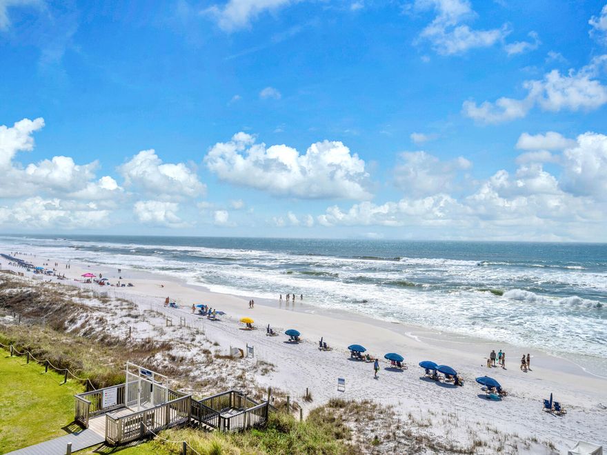 Enjoy the fantastic view of the Gulf of Mexico from this wonderful direct beach front condo. Beach House is a low rise community closer to the beach than most other condos in the area and has some of the least crowded beaches around thanks to approximately 600' of private beach with easy access. Great amenities include Gulf front pool and hot tub, tennis, shuffle board, fitness room and more. Located on the popular Scenic 98 walking/bike path , with many fun restaurants and attractions in the area. Make family vacation memories and you can cash in $$$ on vacation rentals as well.