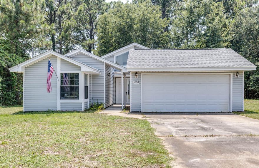 Come and view this cozy 3-bedroom 2-bath home located in Mary Esther. Features include vaulted ceilings, a brick fireplace, June 2023 HVAC, and a roof that is 8 years old. Its central location allows for reasonable commutes to stores, shopping, bases, beaches and more! This home provides plenty of opportunity to make it your own!