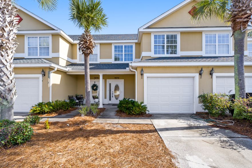 Welcome to Annabella's Townhomes, a gated community where modern amenities and affordable living converge. This competitively priced townhome is an ideal choice for first-time homebuyers or investors seeking a lucrative rental property in the heart of Panama City Beach. The townhome includes a series of recent updates, ensuring a move-in-ready experience. Enjoy the sleek look of LVP flooring and fresh paint throughout, complemented by new LED lighting. The kitchen features a brand-new refrigerator, enhancing the culinary space. Practical improvements include an updated outside AC unit, a four-year-old water heater, and a roof that was replaced in 2019, post-Hurricane Michael, adding to the home's reliability and comfort. The townhome includes a garage with a newly epoxy-coated floor,