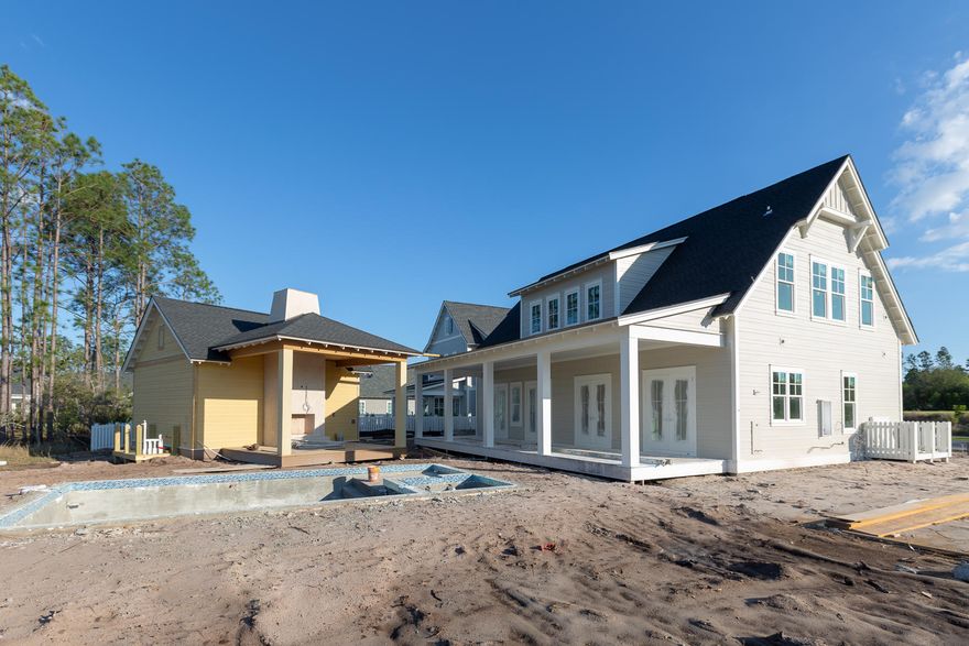 The Fairwater C plan is a 4BR and 4.5 BA with two-story front porch and gorgeous kitchen, great room and dining room overlooking the exceptional back yard and located on a premium lot. This home will incorporate luxurious finishes such as wirebrushed wood floors, quartz countertops, subway tile, soft-close cabinets and drawers, designer lighting and fixtures and Thermador Pro Harmony Professional Series appliance package including a 36'' gas range. Additional features include private pool and cabana package. The Watersound Origins community is a wonderful neighborhood full of amenities including the Village Commons pool & fitness center, miles of nature trails, dock access to Lake Powell, unlimited golf and much more! Estimated Date of completion is June 2019.