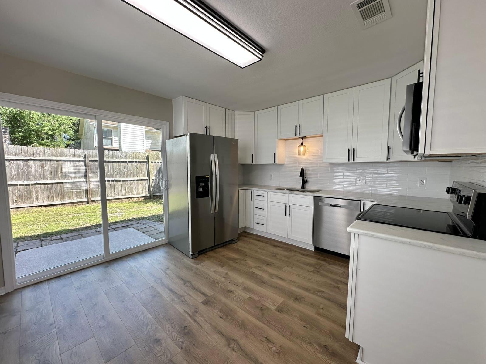 Fully Updated Gem in Monahan Manor - Move-In Ready & Minutes from the Coast! 2025 ROOF, 2018 AC , 2018 HOT WATER HEATER.. PLEASE VERIFY. 4 PT IN DOCKS Welcome to this beautifully renovated home in the sought-after Monahan Manor community of Fort Walton Beach. Tucked away on a quiet cul-de-sac, this property offers the perfect blend of modern upgrades and coastal charm.🛠 Recent Updates Include:Stylish new kitchen with granite countertops & stainless steel appliancesUpdated bathrooms with sleek fixturesFresh paint inside and outNew flooring, lighting, and ceiling fans throughoutNew Roof and updated systems for peace of mind