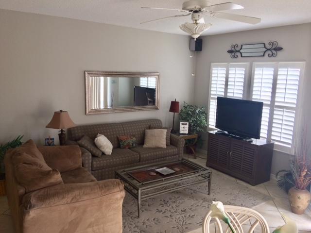 This one bedroom unit has been beautifully updated with granite counter tops in the kitchen and bath, all tile floors, plantation shutters and a fresh coat of paint. There is a bunk area that allows the unit to sleep 6. Washer and dryer are in the unit. It is located in the Beachwalk area of Sandpiper Cove. The resort has 1100' of private beachfront. The view from the balcony offers a nice peak of the Gulf of Mexico. There is a community pool with a hot tub just steps away from the front door. Sandpiper also offers a pitch and putt golf course, boat launch and docking space, 6 tennis courts, shuffle board, beach bar and grill and a fine dining restaurant all on 41 acres that are beautifully landscaped. A true family beach resort. $23000 2017 gross rental income.