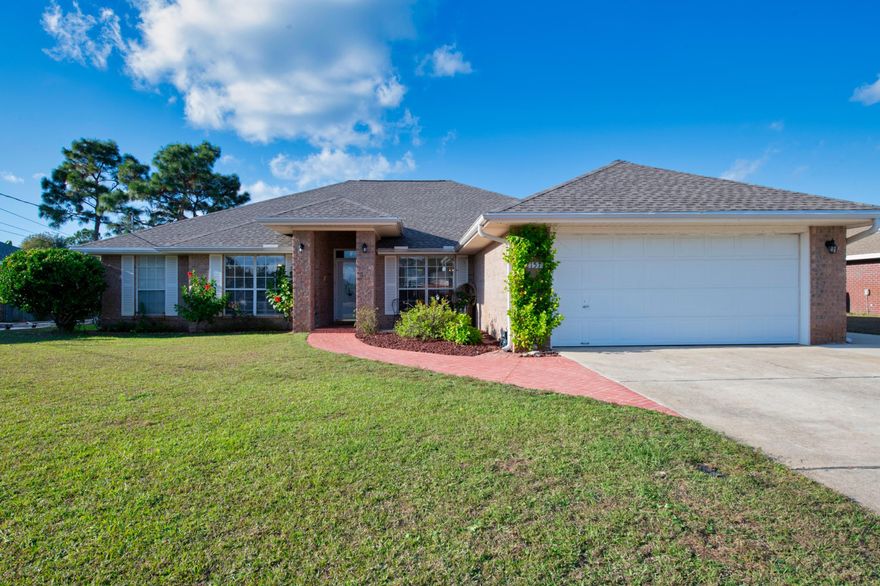 This lovely, well taken care of home beckons you in with it's welcoming charm!  You'll be put at ease when you find out all the upgrades that have taken place over the past few years, such as: roof is new as of November 2020, the 80 gallon solar water heater was upgraded in 2019, the stove was updated in 2020, the carpet was recently replaced and the EVP flooring was recently installed, the HVAC was replaced in 2018 and the biggest upgrade of them all... reduced energy costs with the new solar panels! The home is well thought out with 4 spacious bedrooms PLUS an office and dining room! The master bedroom boasts his and hers closets with hers including custom built ins and natural light. Step out back and you'll have no worries of mosquitos in the 33x14' screened porch with doggie door...