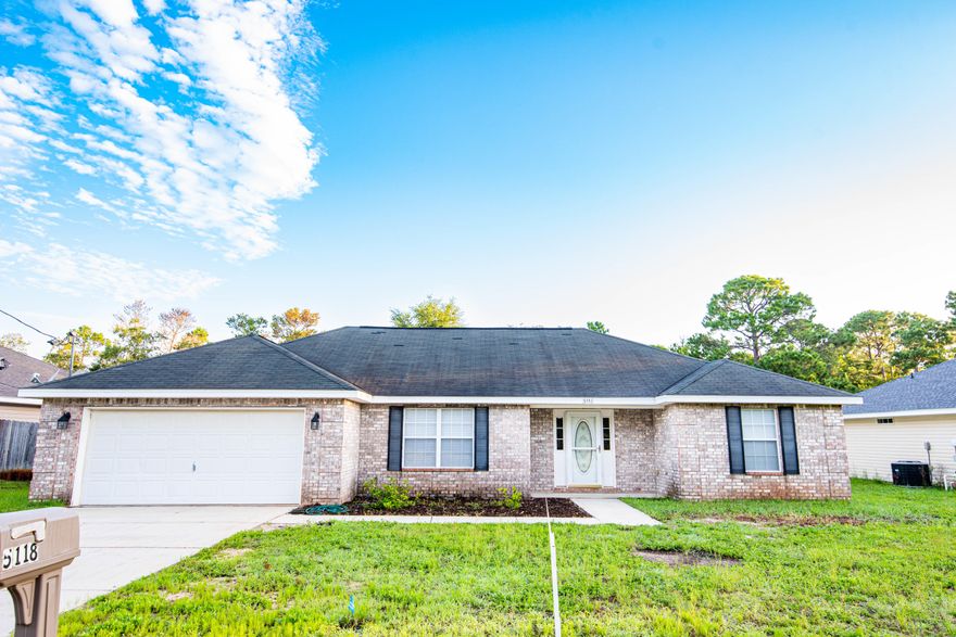 INTERIOR of the house is FRESHLY PAINTED, NEW SEPTIC float alarm, Seller will install NEW Roof,  3 years old Water Heater,  3 years old HVAC condenser. SPACIOUS Living room and Dining Room, Enjoy your Breakfast Room.  New Window Blinds.  Florida room gives you a view of the back. 12 feet ceiling height and 9 feet ceiling high for Master bedroom.  No HOA.  VERY CONVENIENT to Pensacola and to Hurlburt Field Air Base, This is property is across to Pensacola State College.  Must see
