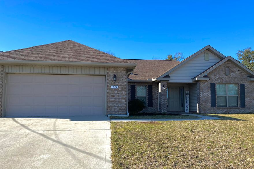 This 3/2 home is Immaculate. The large open concept is perfect for entertainment and dining. The spacious Master Bedroom is built for a King Size Bedroom set and plenty of room to spare. The Master Bathroom has a separate shower and Garden tub that has been recently updated with shiplap wall accents to give this home a warm and cozy feel. Beautiful marble vanities and his/hers walk in closets. Family Room and Kitchen have 10ft ceilings and double pane windows offering natural light. Armstrong Cabinets with Granite Kitchen counter tops and island. Luxury Wood Vinyl Plank in wet areas. Lanai w/ ceiling fan over looks the back yard to relax and entertain along with backyard shed for outdoor storage.