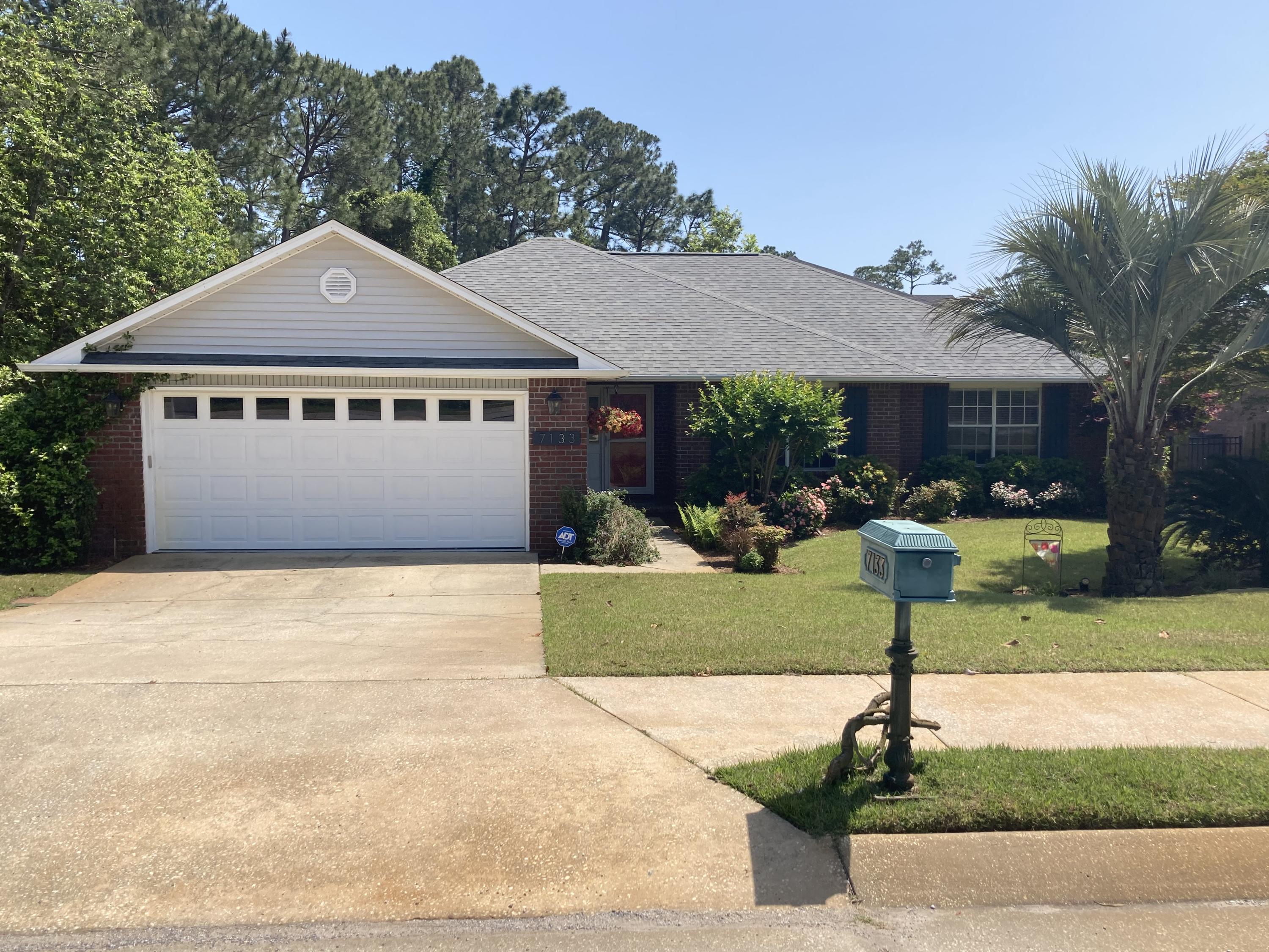 OPEN HOUSE SAT 5/1 12-4PM!!A must see! This home is full of upgrades: Hardwood floors throughout the home with tile in the kitchen, laundry, foyer and baths; crown-molding throughout; stainless steel appliances; granite countertops; built in bookshelves in the sitting area off the kitchen; and a beautiful walk-in shower, garden tub and upgraded sinks in the master bath. There is a bonus room off of the master for a home office or nursery, a Florida room off the back and the garage has texture painted floors for that extra little touch.The sidewalk neighborhood has an HOA maintained pool, nature walk and community pier that will be rebuilt from the damages during Hurricane Sally. New roof 2019, partial new fence and fridge, 2020. All appliances inc. W/D convey. No damages during Sally.