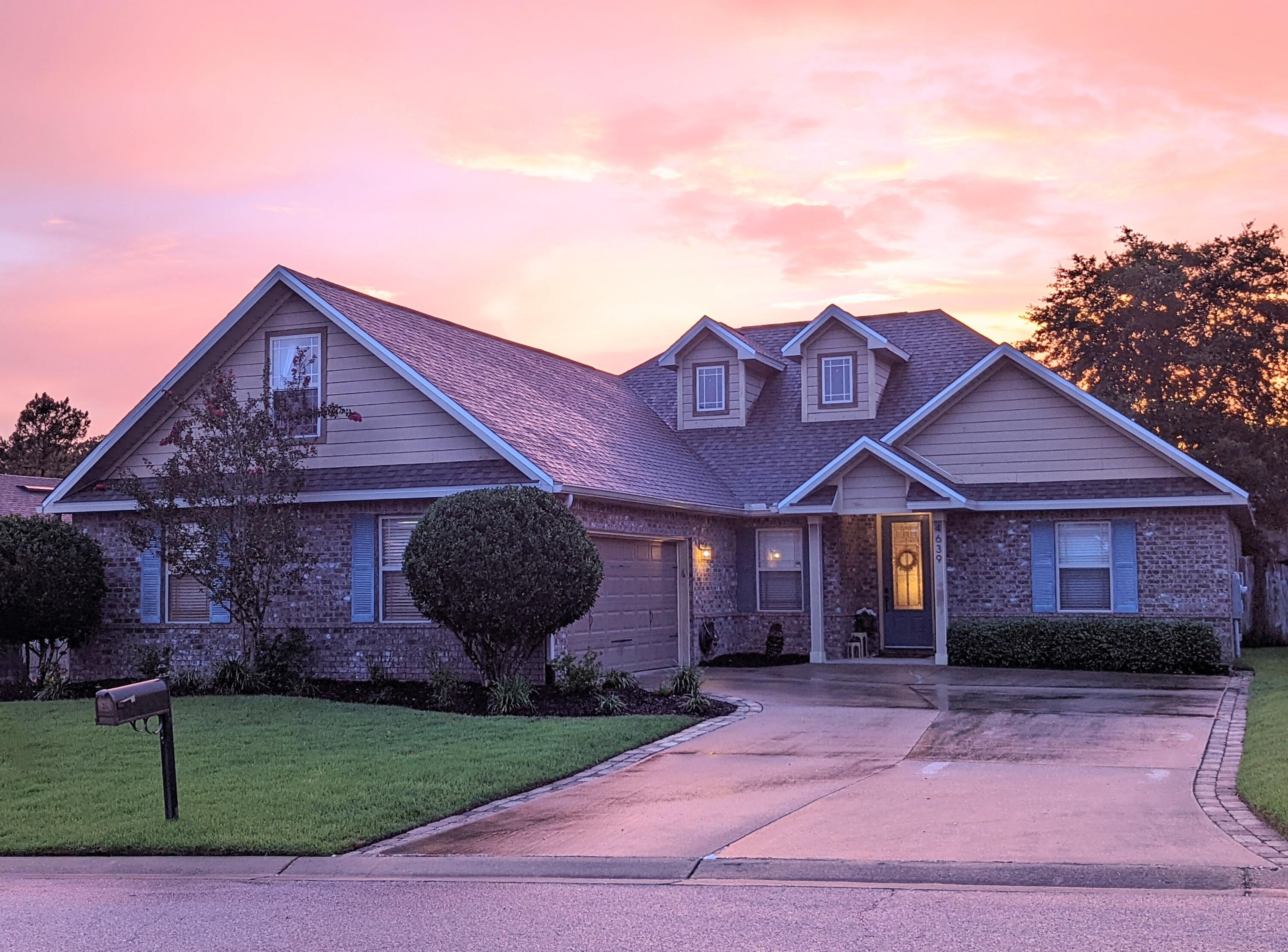 You don't want to miss this one - NEW Roof installed July 2022!!! Beautiful home in south Crestview with quick/easy access to Duke AF and Eglin AFB. Located in the friendly Duggan Pond Estates neighborhood in a top rated elementary school district, this 5-bed/2-bath, 2-story home has granite countertops throughout, recessed lighting, and newer LVP flooring in the living spaces.  Within the 2,167 sq ft, you'll also notice the tray ceiling in the spacious master suite, large master bathroom with his & her vanity and walk-in master closet, HUGE bonus room/5th bedroom upstairs, stainless steel appliances, extra wide garage with side entrance, sprinkler system, fenced-in backyard, and termite bond included. Call today for a viewing of your new home!!