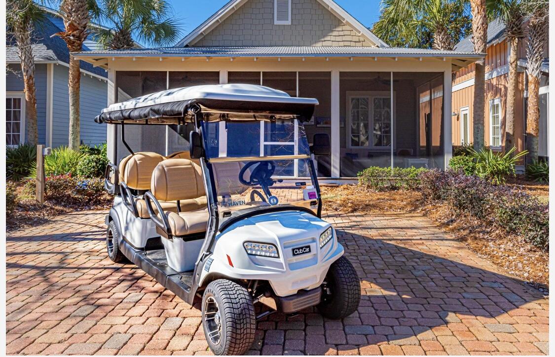 Great investment opportunity located in the gated community of Sandestin. This updated coastal home comes fully furnished, along with 2 golf carts to maximize rental potential.This one-level Florida cottage is conveniently located steps away from the Bungalos pool pavillion and putting green, and it's only a short stroll to the tram stop. The entrance is through a 300 sq.ft. screened-in porch. This porch offers enhanced privacy and can be used as additional living space. It leads directly into the combined living, dining and kitchen area. Natural light enhanced by 10' ceilings and large windows on all sides. The three private bedrooms are situated in the back of the property, each with generous closets. The laundry/pantry  is particularly large in the popular 1 level floor plan. A few recent upgrades to the property include new kitchen appliances featuring a gas range; new quartz counter tops; new window treatments throughout; hardwood floors in all three bedrooms; and a new washer and dryer.
Rental income for this property was $65,000 in 2024.
