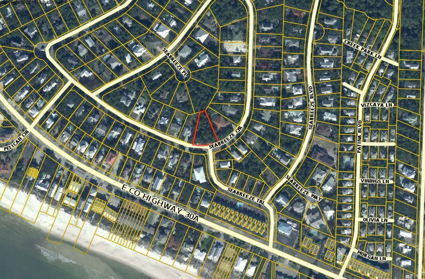 Extraordinary location with excellent beach proximity. A quiet serene location, lot 20, block B, is adjacent to Scenic Highway 30A creates an ideal setting for this extraordinary building site. This property has approximately 150' at the street and 190' in depth and 35' along the back. This location is tucked away and steps from the beach, there are 3 beach access locations; 2 county owned and 1 deeded, all with in walking distance. This location is with-in great proximity to world class shopping, dining and local entertainment as well as the Camp Creek Golf Course, The HUB and all of the premier amenities that 30A has to offer.