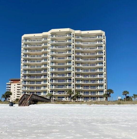 Price Improvement!! New Photos!! Unit is being sold fully furnished as shown. Move this to the top of the list!! Holiday Isle Towers is the VERY BEST of Gulf coast living!! Beautifully renovated 3BR/3BA condo in a rare, hard to find non-rental building. Two master bedrooms on the Gulf w/en suite bathrooms. Tile plank flooring in living areas and warm carpet in bedrooms. This third floor unit boasts two private balconies. The balcony on the Gulf side stretches the entire length of the living area and both Gulf master bedrooms. The Harbor side balcony is protected and has a gas grill, storage room and awesome views of the Holiday Isle community. Holiday Isle Towers only has 36 units, so you can forget crowded beaches, crowded parking and enjoy a serene beach lifestyle. Absolutely perfect for a primary residence or a second home. Think snow white beach, fabulous pool, hot tub, exercise room, lovely clubroom...none finer that Holiday Isle Towers!