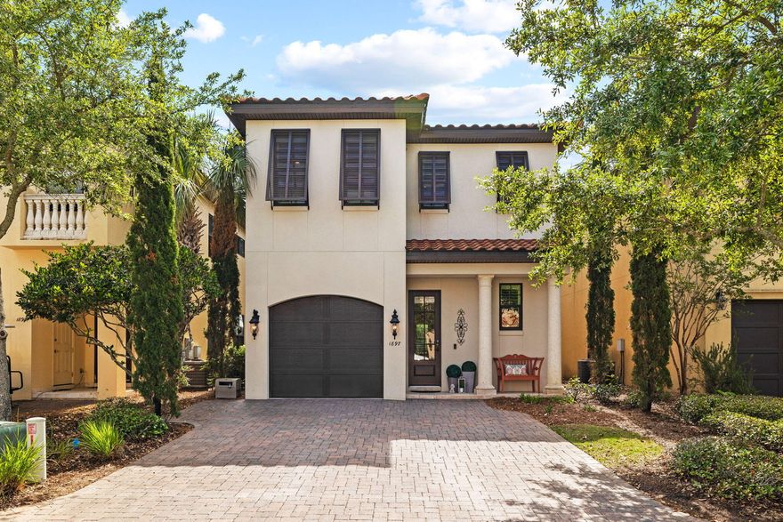 EXCEPTIONAL home for entertaining and hosting guests. Located in Sandestin on the Baytowne Golf Course,  this coastal home features a spacious main level with open concept living and a guest bedroom with full bath. A 2nd living room is located upstairs along with the primary bedroom and 2 additional bedrooms, each with their own bath. Light and airy with plantation shutters and easy indoor/outdoor living, this home exudes southern hospitality. Villa Lago owners and guests enjoy a private pool and just a short walk to The Village of Baytowne Wharf. Many residents live here year around, or use it as a vacation home, but this community welcomes both short/long term rental flexibility. This home is turnkey and comes fully furnished. Rental projection is over 113K/yearly.