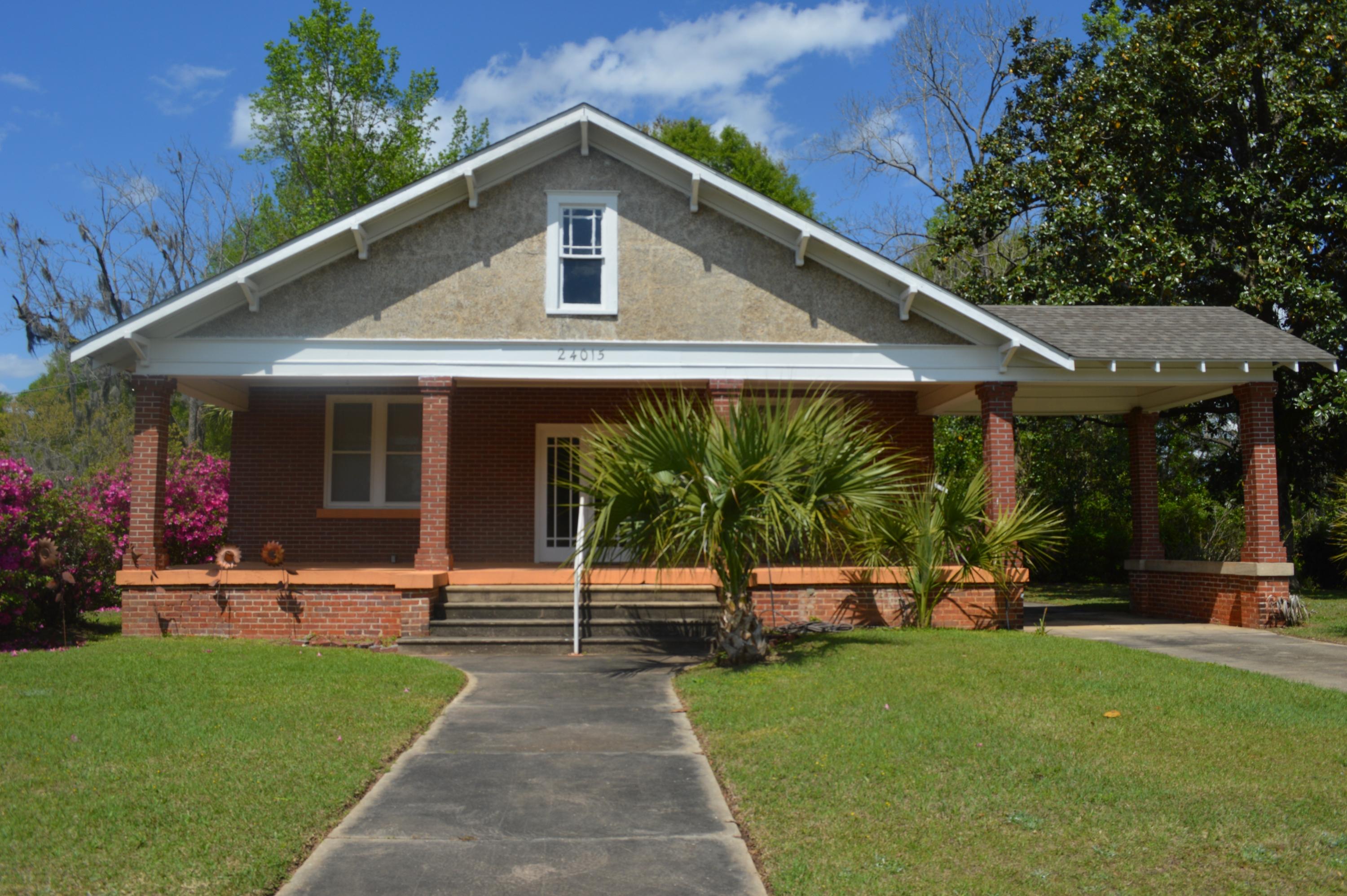 Remodeled and beautifully done with great taste. This gorgeous cottage is a must see. This home is very charming with hard wood floors, gorgeous trims, coffered ceilings, built in cabinets, butlers pantry and china cupboard. The living areas and bedrooms are very spacious and can accommodate large antiques. This property is zone R-2 for residential and home based business but owner is pursuing multiple use zoning so new buyer will have all the options. This is a wonderful home but would also make a fantastic office with ample parking and a great location. You are also just one block off the lake in a high and dry location and convenient to all that Florala has to offer. Lot is deep and could be cleared to have frontage on three streets. DOM are not accurate. House has been rented.