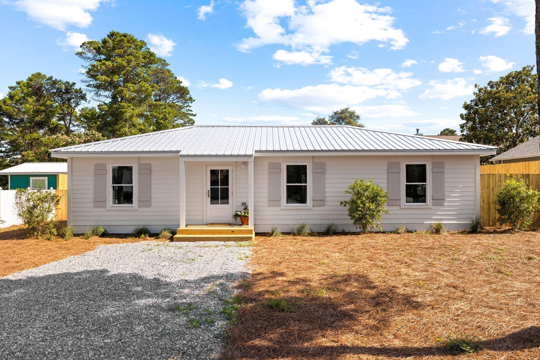 Step into this beautifully remodeled beach cottage, perfectly located less than a mile from the sugar-white sands and emerald waters of Blue Mountain Beach! With 3 bedrooms and 2 baths, this turn-key ready home is a dream come true for investors or those seeking their own slice of paradise.Recent upgrades include new hurricane-rated windows and doors, fresh siding and interior/exterior paint, and a 2022 roof, all designed for worry-free living. The addition of a brand-new pool transforms the spacious backyard into your own private oasis - ideal for soaking up the Florida sunshine or hosting unforgettable gatherings.Nestled in the highly sought-after Gulfview Heights neighborhood on the west end of 30A, this home is just a leisurely stroll from the vibrant shops, restaurants, and charm of Blue Mountain Beach and Gulf Place. And with no HOA restrictions, you have the freedom to maximize your rental potential or simply enjoy this peaceful retreat as your own.

This rare find offers the perfect combination of modern comfort, coastal charm, and an unbeatable location. Don't let this opportunity pass you by - call us today to schedule your private tour and make this delightful beach cottage your own!