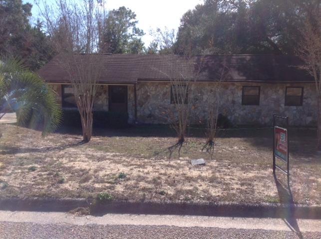 Nice ranch home located near Eglin, bank, post office, schools & shopping. Home features a formal dining room that leads to a kitchen with appliances and an indoor laundry room. Home also features a covered front porch, nice sized backyard with storage shed and detached garage/workshop. Lots of potential! Act fast! This home won't last long!