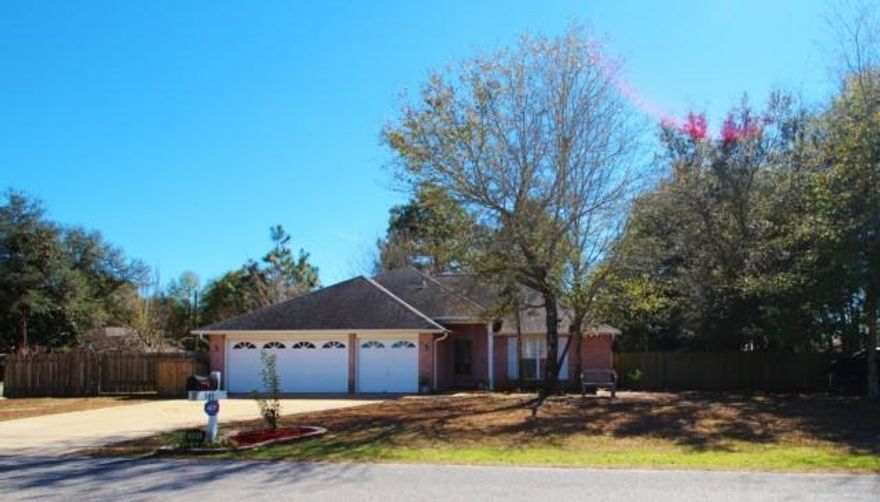 Wonderfully convenient location south of I-10. This home is a beauty. Located on a large (.36 acre) corner lot it has huge back and side yards! The floorplan features 3 bedrooms and two full baths on the first floor with a large loft area upstairs that present owners use as a den. There is also a large great room with gas fireplace on the first floor. Lovely dining area with lots of trim detailing. Most of the flooring except for the bedrooms is tile and bamboo wood flooring. Great kitchen with granite countertops and new appliances. Love the gas range. Nice sized pantry as well as lots of cabinets. Sellers are leaving all appliances to include refrigerator and washer and dryer. Brand new HVAC in 2014!! All bedrooms have crown moulding and entire home has been freshly painted!