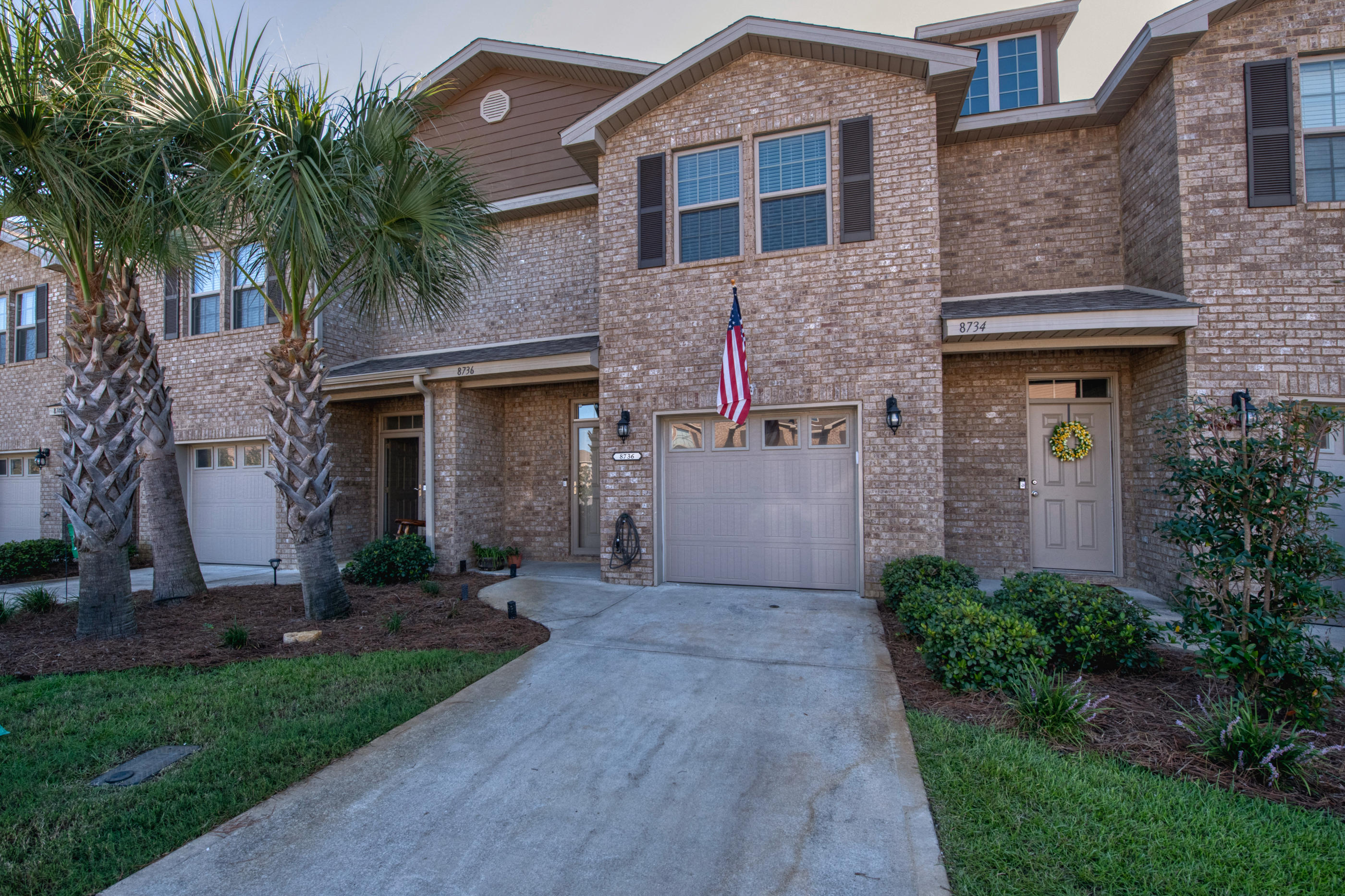 Beautiful all brick townhome located in east Navarre. Close to Hurlburt Field, beaches, and shopping. Downstairs has a nice open floor plan with wood look vinyl flooring throughout. All bedrooms are upstairs including the spacious master suite with attached large bath. HOA includes community pool and playground.Scheduled an appointment today!