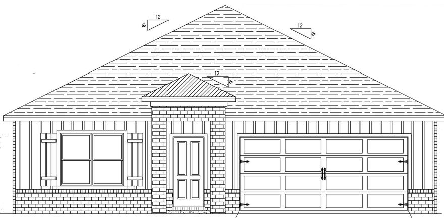 NOW UNDER CONSTRUCTION! The Cali is a one story floor plan 4 bedrooms, 2 baths, covered back porch & 2 car garage. Sought-after design offers an open kitchen featuring an island bar, stainless appliances, corner panty, quiet dishwasher, eating area that opens to the great room with access to the covered Patio. Bedroom 1 is just off the back side of the house & the adjoining bath features a walk-in closet, dual sinks and large 5' shower. Beautiful EVP the newest in wood look flooring throughout and nice Frieze carpet in the bedrooms. The Smart Home Connect System includes your video/camera doorbell & keyless entry & much more. Gorgeous 3-sided brick stylish Craftsman style home in fast growing N. Crestview.