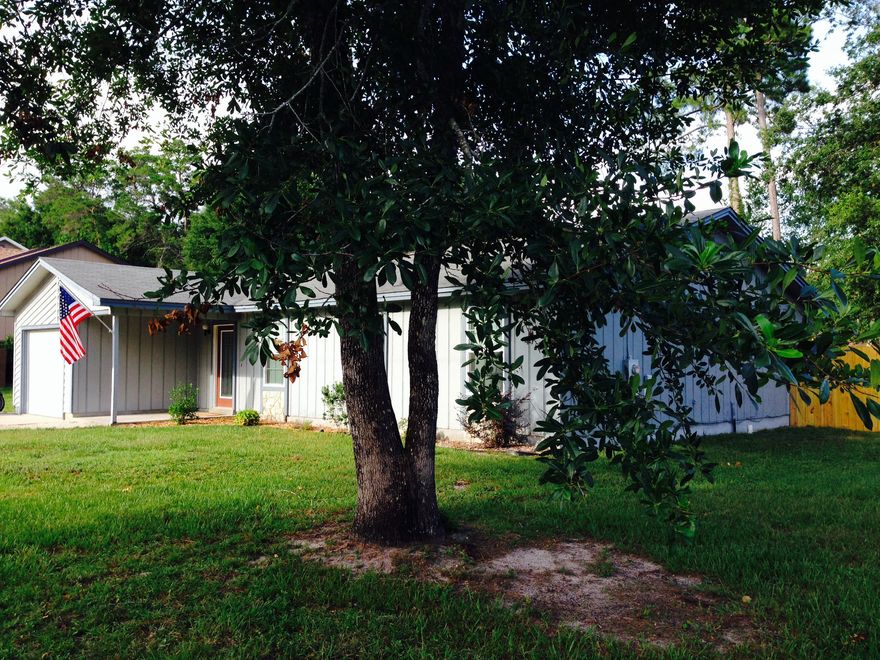 Do you need a beautiful home close to Eglin Air Force Base? Then this home is perfect for you! Inside, you will find the spacious great room with a corner stone fireplace. The kitchen has brand new granite countertops, stainless steel appliances, is open to the dining room, plus, there is extra seating at the breakfast bar. This home has a split bedroom floor plan for extra privacy. The master bathroom has been remodeled with a quartz vanity and decorative glass tile in the updated master shower. Two additional bedrooms, with the guest bath in between, that was also remodeled, are both nice sized. If you want a large corner lot, look no further, there is plenty of space for a boat, pool and an RV! All of this in the heart of Niceville.