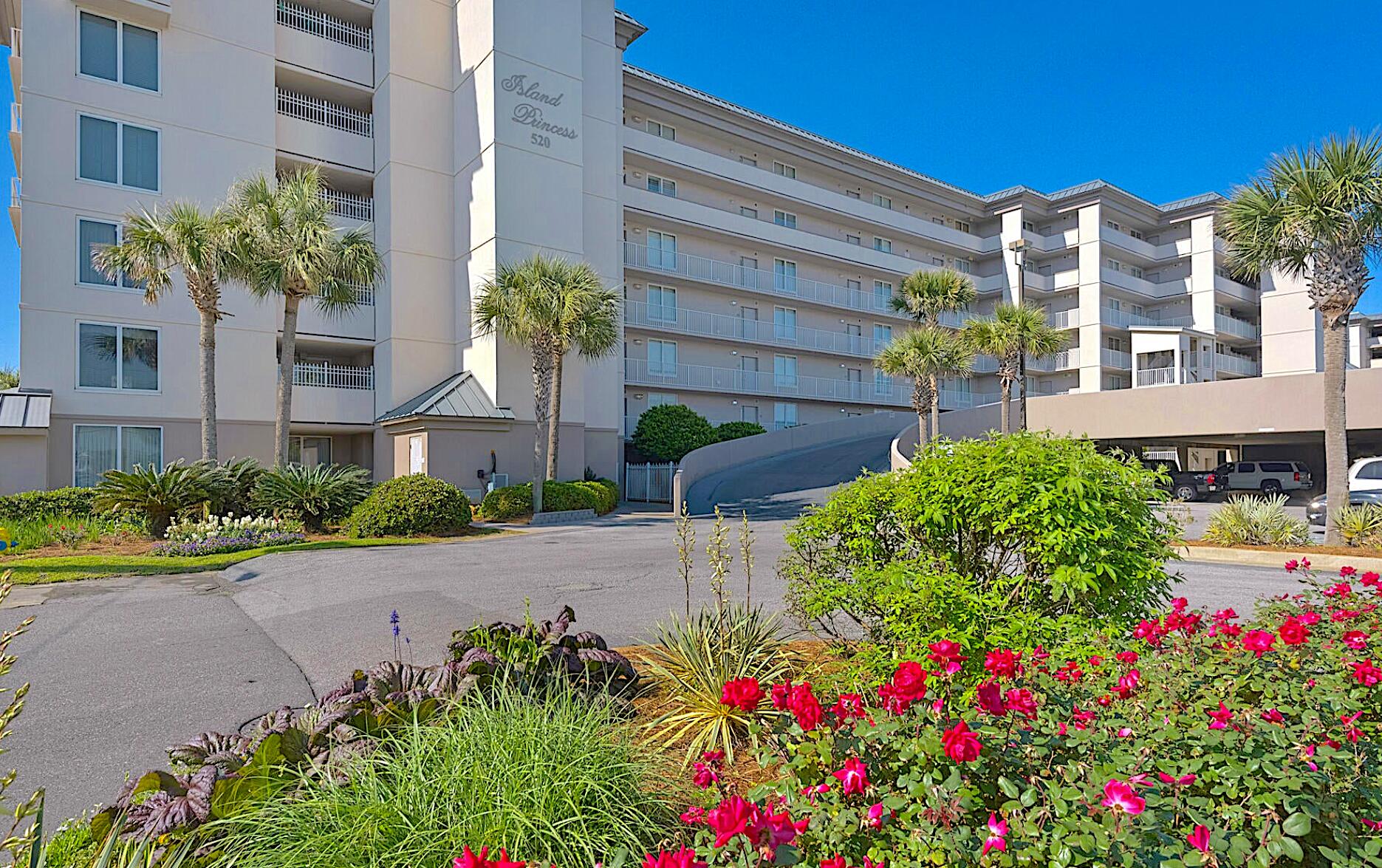 IF YOU ARE LOOKING FOR A DEAL - YOU JUST FOUND IT IN THIS 3 BEDROOM/3 BATH CONDOMINIUM SIUTATED IN THE POPULAR ISLAND PRINCESS...AS YOU ENTER YOU WILL FIND TILE FLOORS IN THE FOYER, KITCHEN AND BATHS...GULF VIEWS FROM THE LIVING AREA & MASTER BEDROOM, LONG BREAKFAST BAR, BALCONY AND WASHER/ DRYER...ENJOY THE FITNESS CENTER, INCREDIBLE BEACH, HEATED GULF FRONT POOL, MEETING ROOM, ON-SITE RENTAL MANAGEMENT, AND PET FRIENDLY FOR OWNERS. THIS UNIT HAS NOT BEEN ON THE RENTAL PROGRAM AND WAS USED BY OWNERS ONLY. Rental projections are over $80,000(12+%) for this unit. All dimensions and information herein is deemed reliable, but should be verified by buyer.
