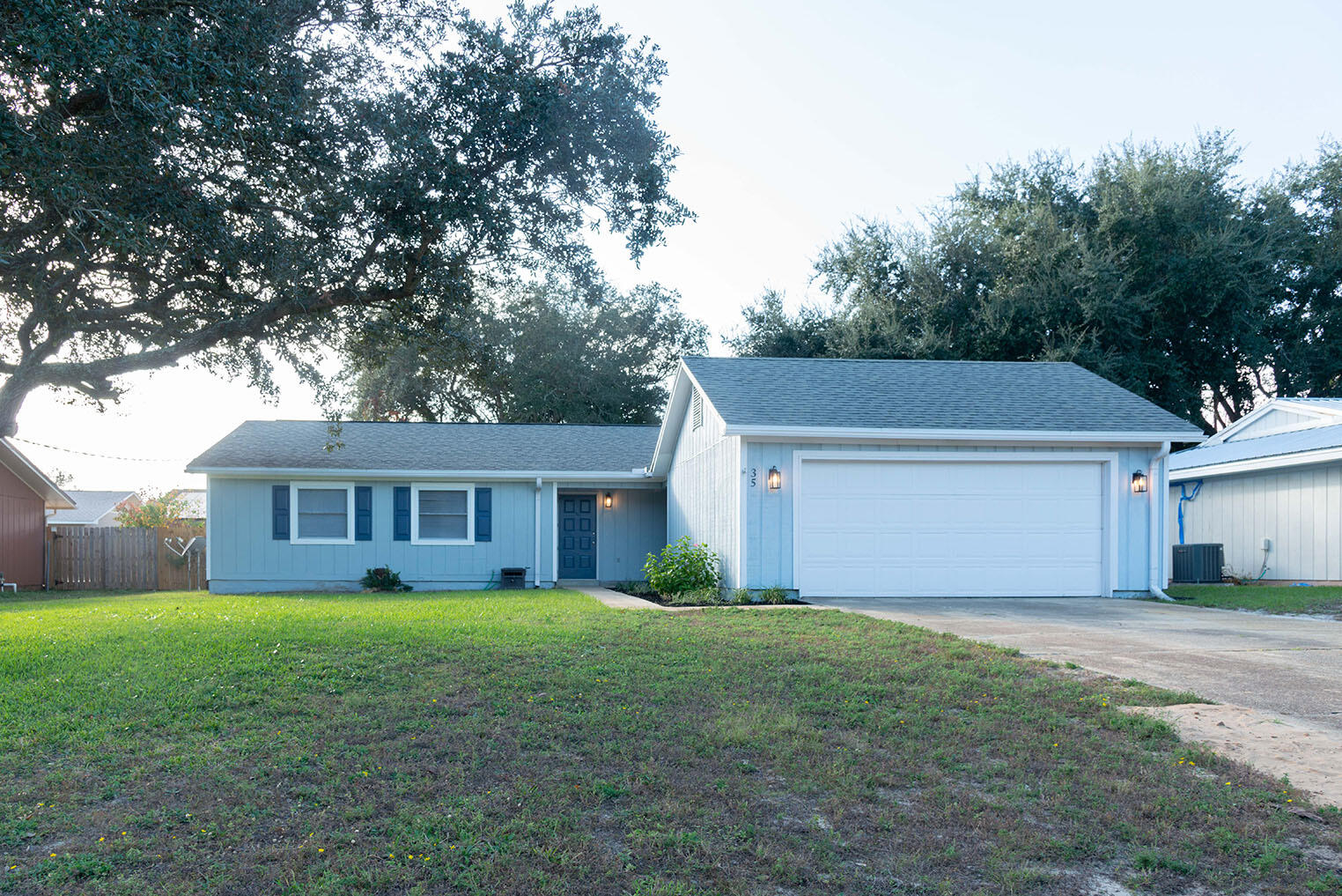 Newly remodeled! 3 bedroom, 2 bathroom, 2 car garage with new vinyl plank flooring, fresh paint throughout!  Check out the new kitchen, countertops, tile backsplash and cabinets!  Lawn service is included! Located  just West of Hurlburt Field's main gate. Quick drive to Eglin AFB as well. Sorry no pets!