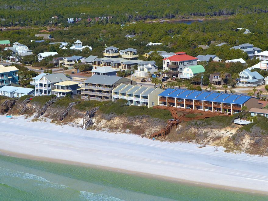 Awesome Gulf Front Opportunity!! Boothbay offers 5 gulf front units with a private beach access nestled between Aly's Beach and Seaside just minutes from the HUB. This 2 bedroom 2 and a half bath was completely remodeled in 2017. It features CoreTec Floors throughout that come with a lifetime waterproof warranty, new granite counter and vanity tops in the kitchen and bathrooms and they both have new cabinets. The remodel includes new doors throughout and stainless steel appliances in the kitchen. This beautiful gulf front unit rents for between $45,000.00 and $50,000.00 a year and the dues are only $1,700.00 per year currently. Please call or message me today to set up your private showing.