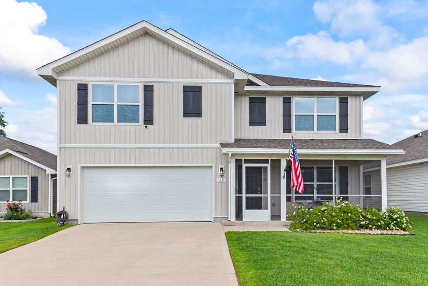 Assumable VA Loan for qualified buyer!! Welcome to this stunning 5-bedroom, 3-bathroom home nestled in the desirable community of Pace, Florida. This spacious residence offers the perfect blend of comfort and elegance, making it ideal for families and those who love to entertain. As you step inside, you'll be greeted by a bright and inviting open floor plan that seamlessly connects the living, dining, and kitchen areas. The generous living room features large windows that fill the space with natural light, while elegantly designed finishes create a warm and welcoming atmosphere. The gourmet kitchen is a chef's dream, boasting modern stainless-steel appliances, ample cabinetry, and beautiful countertops, perfect for preparing meals and hosting gatherings. The adjoining dining area is perfect for family dinners or entertaining guests. Retreat to the luxurious master suite, complete with a spacious walk-in closet and an en-suite bathroom featuring dual vanities, a soaking tub, and a separate shower. The additional four bedrooms are thoughtfully designed, providing plenty of space and privacy for family members or guests. Step outside to discover your own private oasis. The backyard offers ample space for outdoor activities, gardening, or simply relaxing in the Florida sunshine. Whether you're hosting summer barbecues or enjoying quiet evenings under the stars, this outdoor space is sure to impress. Located in a friendly neighborhood with convenient access to local parks, shopping, and top-rated schools, this home is perfect for those seeking a vibrant community lifestyle. Don't miss the opportunity to make this your forever homeschedule a showing today!