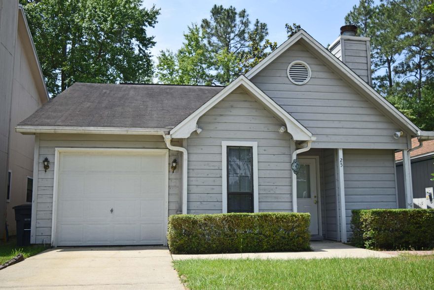 Welcome Home!!**SELLER PAYING TITLE and providing HOME WARRANTY!** A/C replaced in 2009 and roof in 2005! This 3 bedroom 2 bath home is the perfect place to start your family or if you are rightsizing into retirement! Cozy kitchen with some newer appliances.Quaint living and dining area provide space for the family. Either of the additional bedrooms would make a great office if needed. Master bedroom has ample space and sliding glass door opens to your fully fenced backyard with plenty of deck space and and Gazebo. Garage has been partitioned to give you a big laundry area/storage & still have access to bikes and yard equipment through garage door.(partition could be removed easily)Buyer to verify sq/ft. Property being sold ''As Is''Schedule your showing today