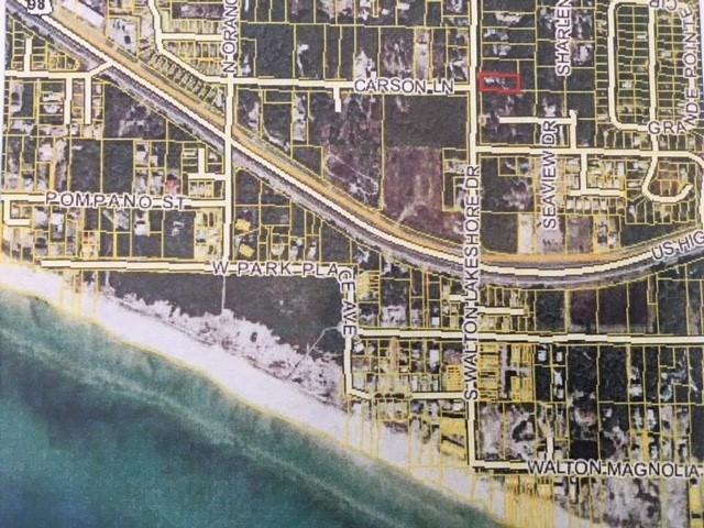 Incredible opportunity to own a LARGE lot in Inlet Beach near new commercial and residential development. Property is located at the top of a hill and the Gulf of Mexico can be seen from the street in front of the house. A home should provide great gulf views. Huge opportunity at a great price.